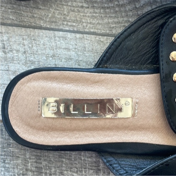Billini Size 6 Black Gold Studded Mules. - Picture 5 of 7